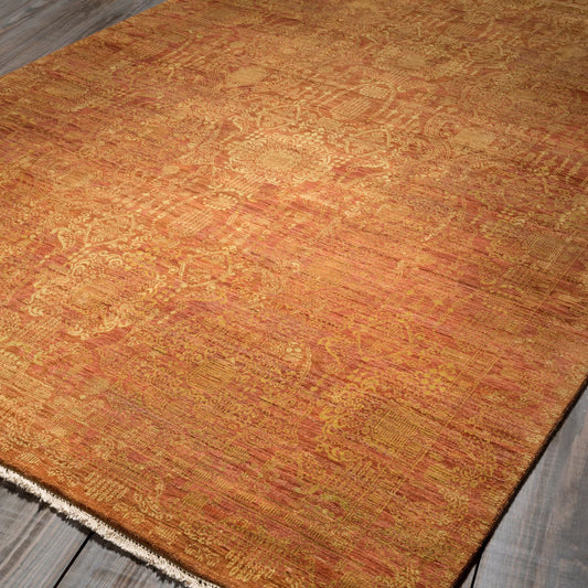 PLC-1002 Rug by Surya in poppy, gold. Made from 100% wool in a unique style.
