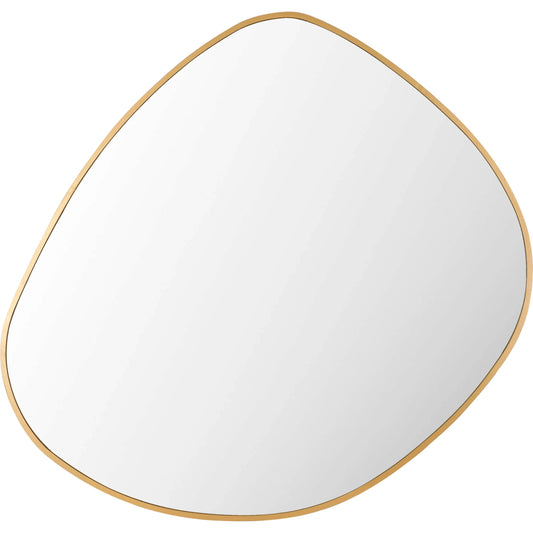 Pebble Mirror by Livabliss. Made from frame: metal in a modern style.