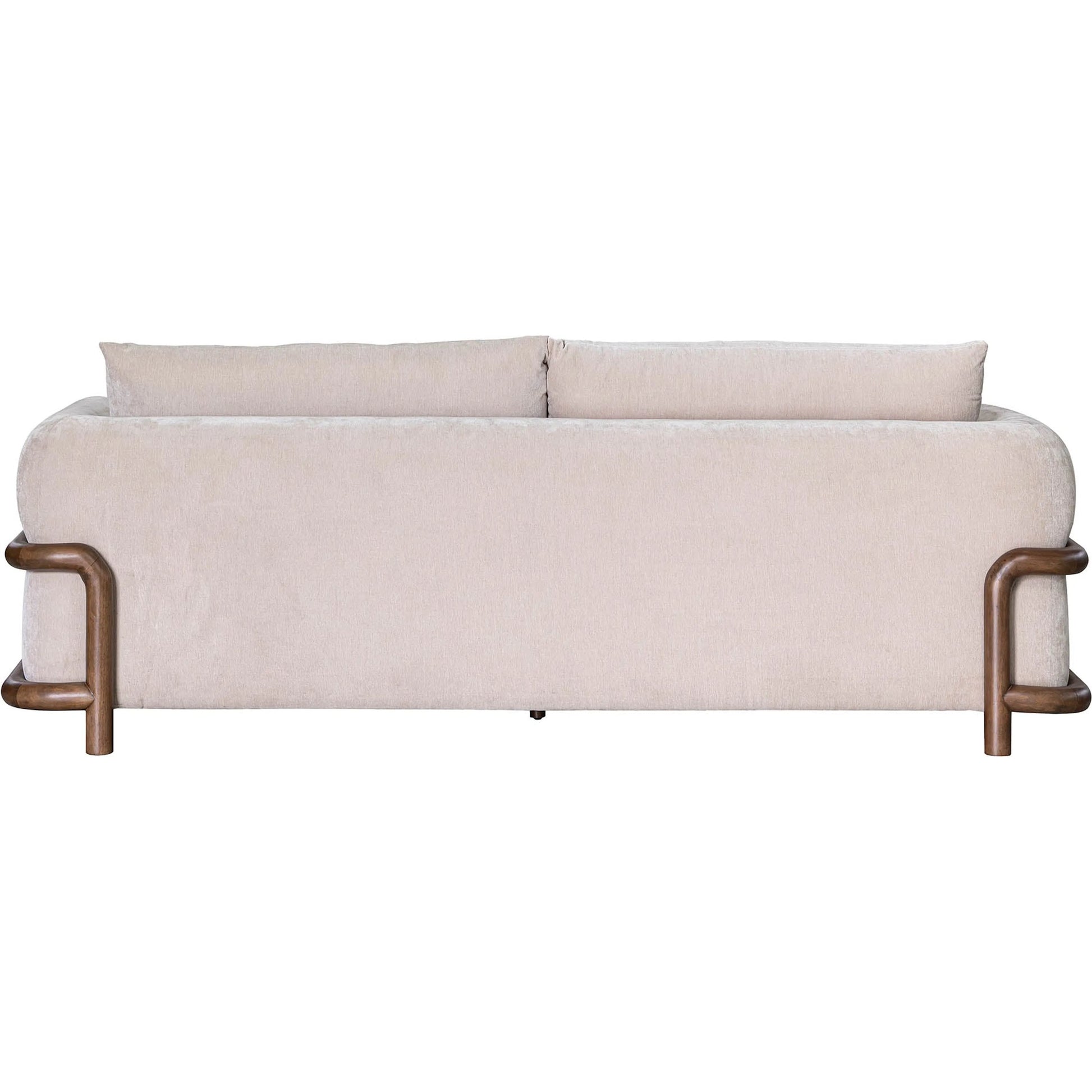 Parallel Sofa by LH Imports in beige, sand. Made from hardwood, plywood, foam, polyester fibre, polyester, rubberwood in a unique style.