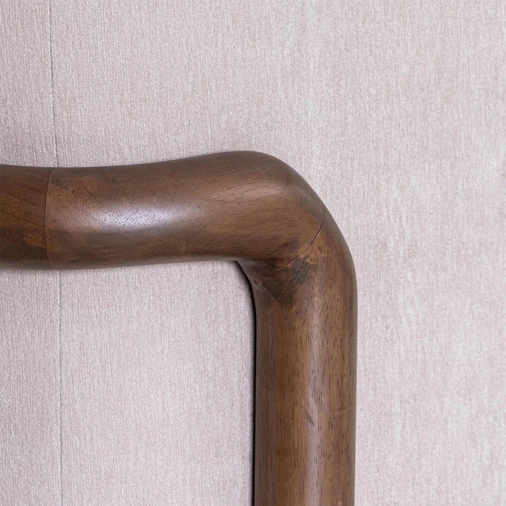 Parallel Sofa by LH Imports in beige, sand. Made from hardwood, plywood, foam, polyester fibre, polyester, rubberwood in a unique style.
