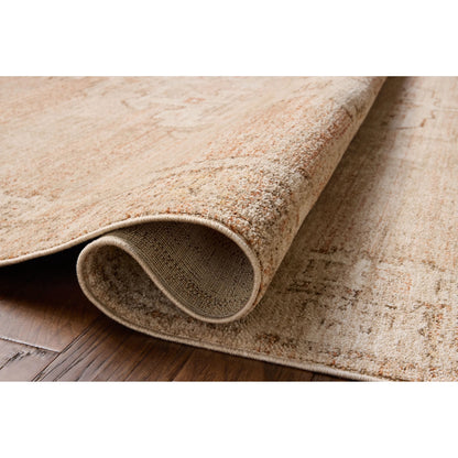 Palma PLM-02 Rug by Chris Loves Julia x Loloi in spice, natural. Made from 100% space dyed polyester in a unique style.