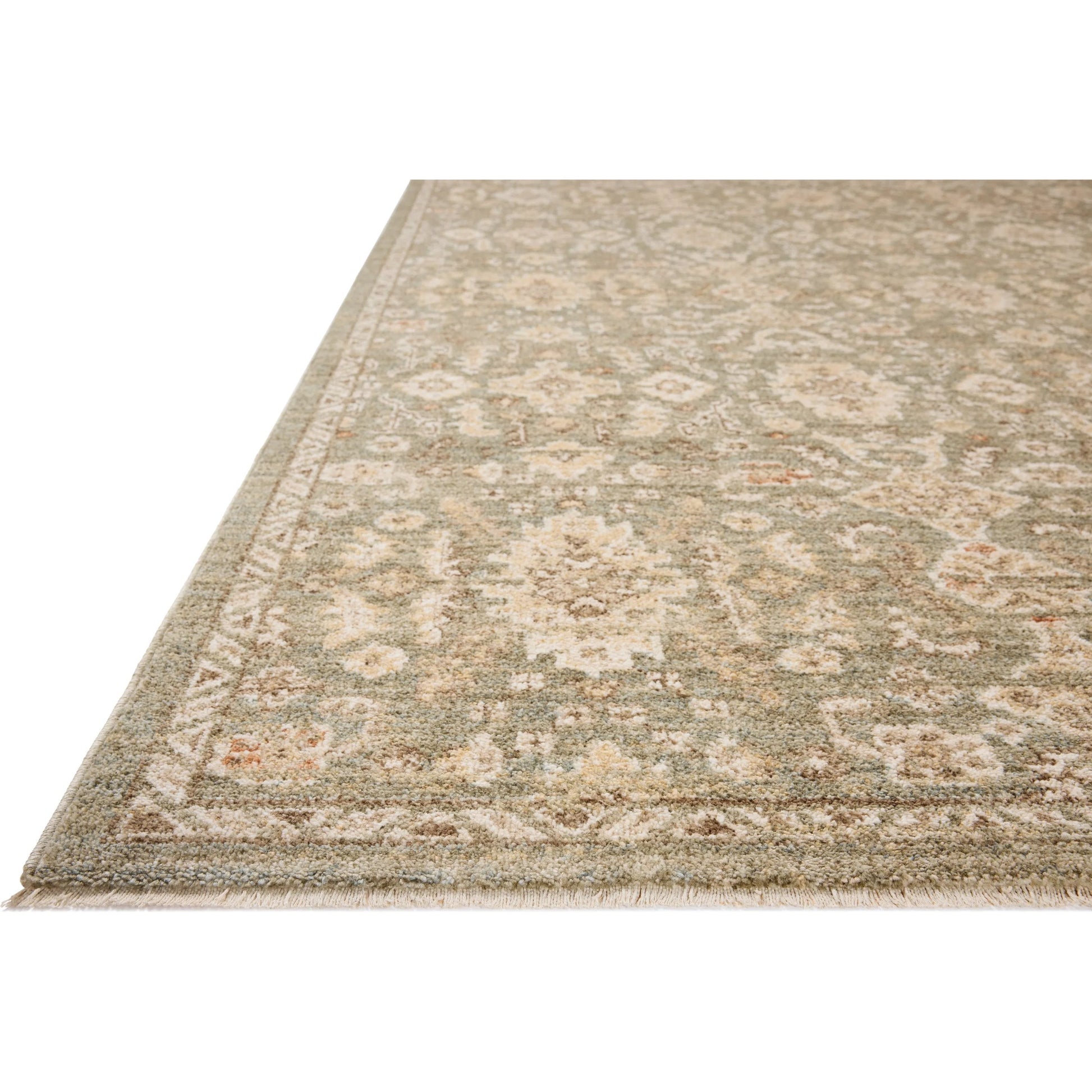 Palma PLM-03 Rug by Chris Loves Julia x Loloi in lagoon, natural. Made from 100% space dyed polyester in a unique style