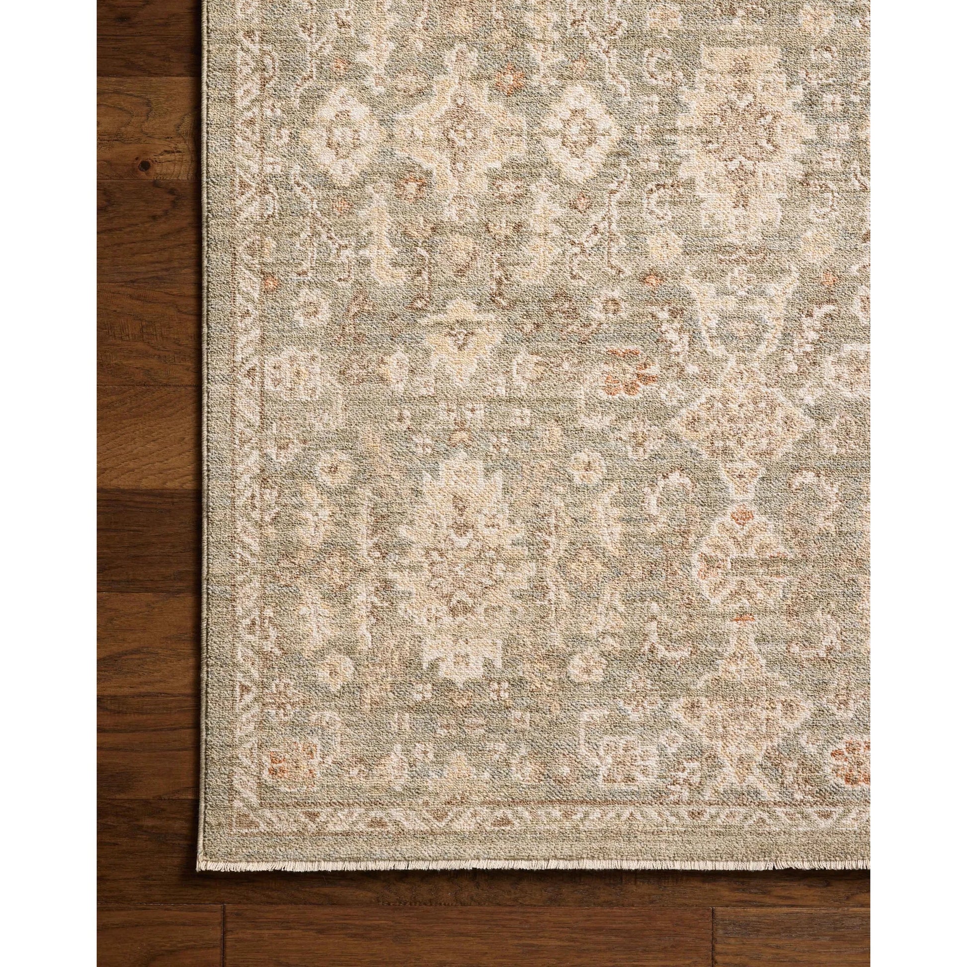 Palma PLM-03 Rug by Chris Loves Julia x Loloi in lagoon, natural. Made from 100% space dyed polyester in a unique style