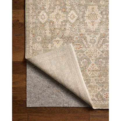 Palma PLM-03 Rug by Chris Loves Julia x Loloi in lagoon, natural. Made from 100% space dyed polyester in a unique style