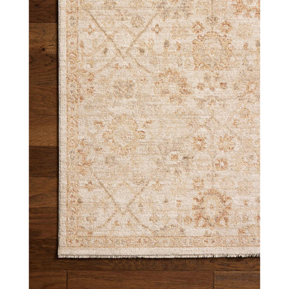 Palma PLM-04 Rug by Chris Loves Julia x Loloi in natural, spice. Made from 100% space dyed polyester in a unique style.