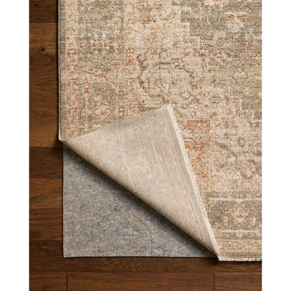 Palma PLM-08 Rug by Chris Loves Julia x Loloi in olive, spice. Made from 100% space dyed polyester in a unique style.