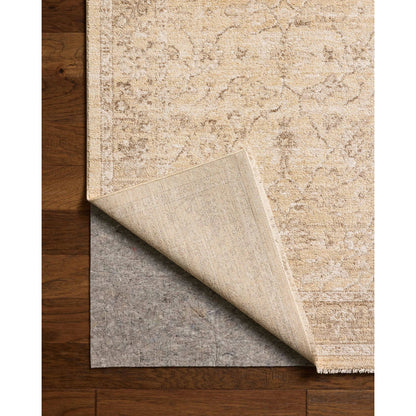 Palma PLM-10 Rug by Chris Loves Julia x Loloi in wheat, bark. Made from 100% space dyed polyester in a unique style.