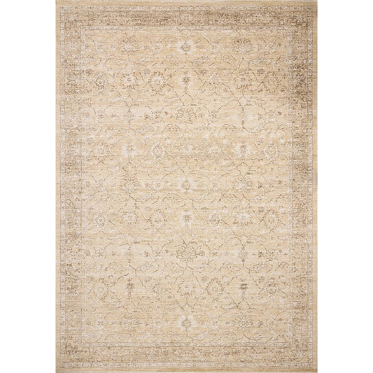 Palma PLM-10 Rug by Chris Loves Julia x Loloi in wheat, bark. Made from 100% space dyed polyester in a unique styl
