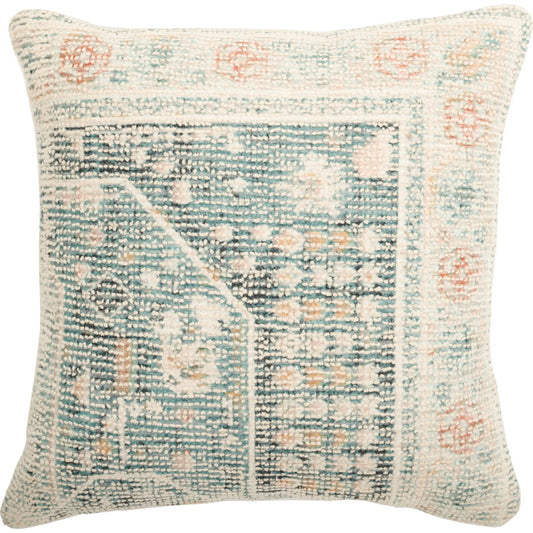 Greene Pillow by HedgeApple Essentials in teal. Made from unique in a unique style.