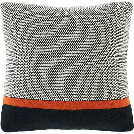 Gwinnett Pillow by HedgeApple Essentials in black, red. Made from unique in a unique style.