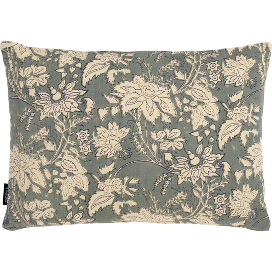 Bedford Lumbar Pillow by HedgeApple Essentials in gray. Made from 100% cotton in a unique style.