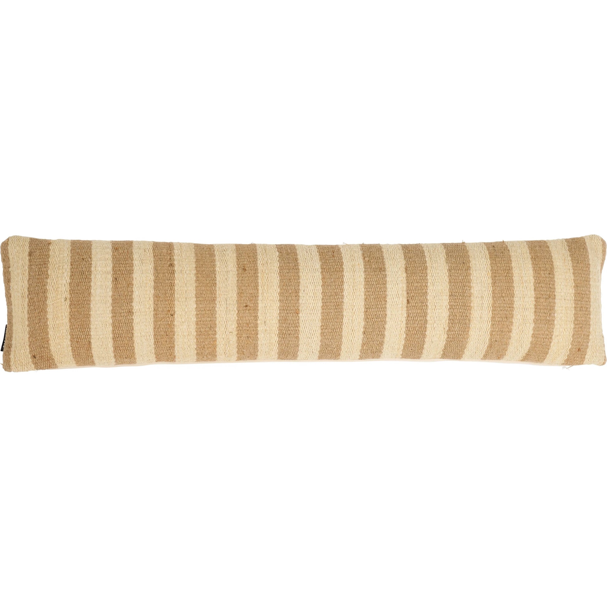 Odessa Jute Bolster Pillow by HedgeApple Essentials in mustard, beige. Made from 100% jute in a modern style.