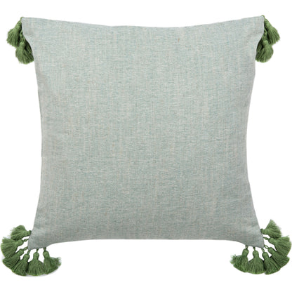 Delmore Pillow by HedgeApple Essentials in green. Made from unique in a modern style.