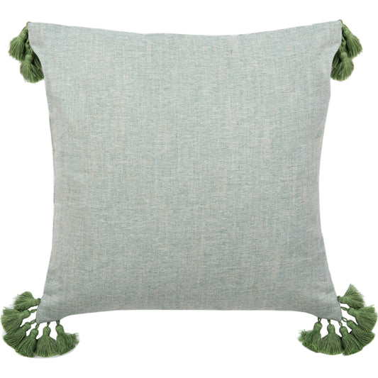 Delmore Pillow by HedgeApple Essentials in green. Made from unique in a modern style.