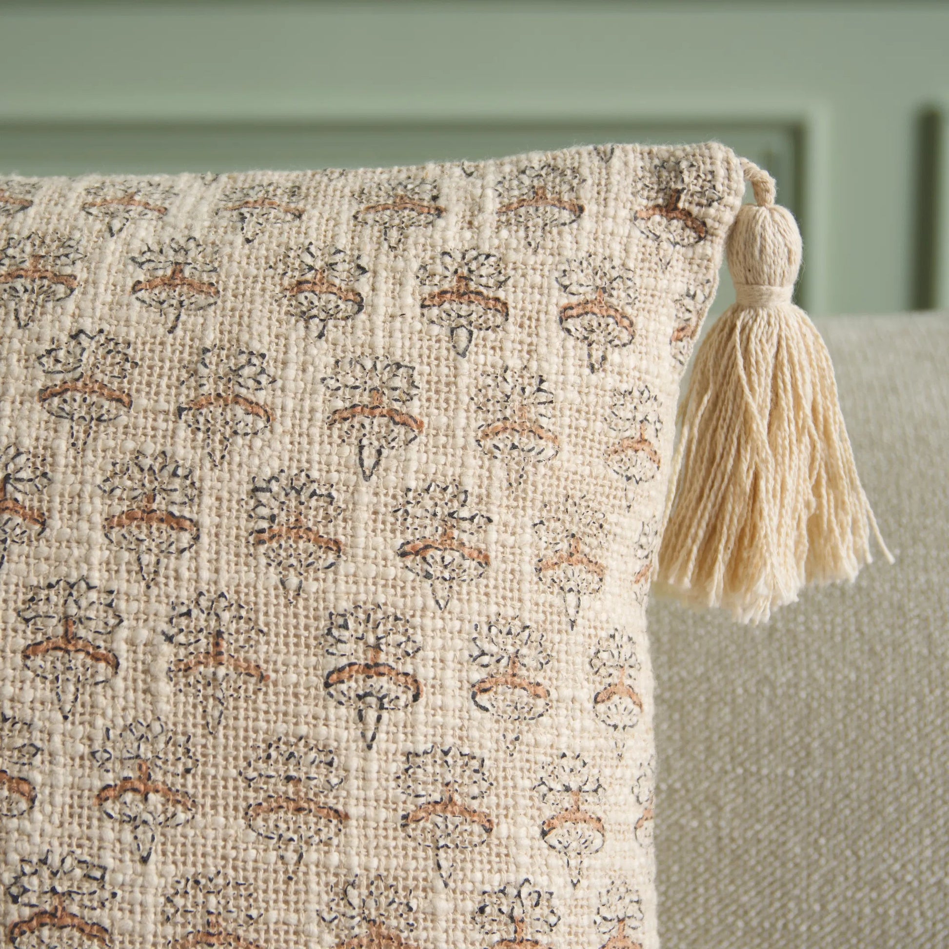 Racine Pillow by HedgeApple Essentials in multi. Made from 100% cotton in a traditional style.