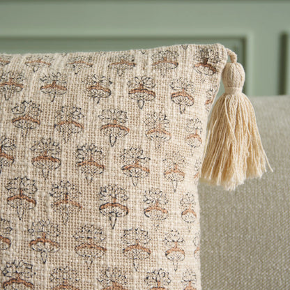 Racine Pillow by HedgeApple Essentials in multi. Made from 100% cotton in a traditional style.