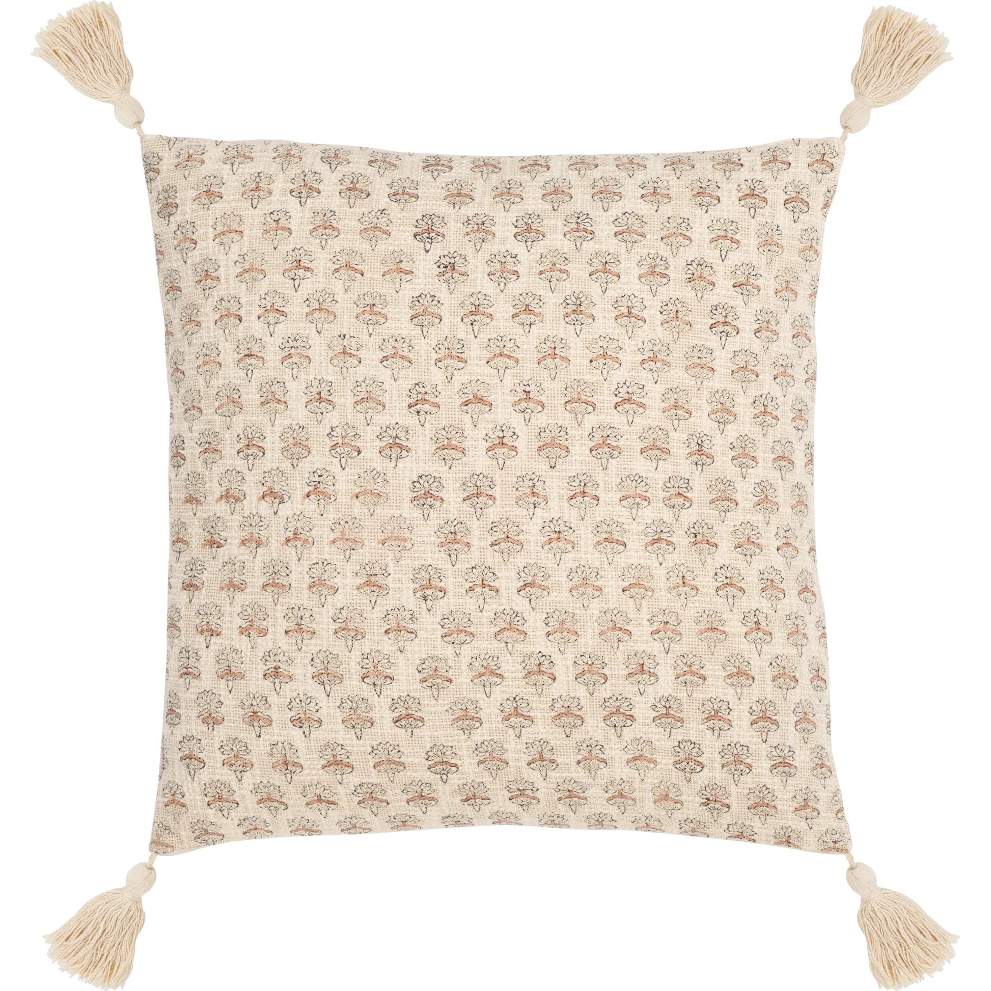 Racine Pillow by HedgeApple Essentials in multi. Made from 100% cotton in a traditional style.