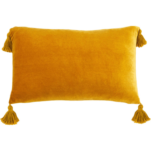 Highpoint Pillow by HedgeApple Essentials in mustard. Made from 100% polyester in a transitional style.