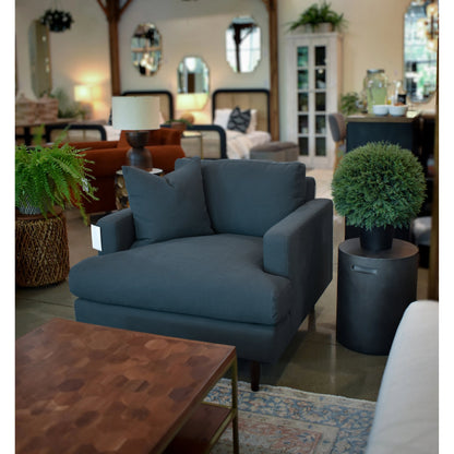 Martha Club Chair by LH Imports. Made from birch, pine, plywood, polyester, foam, polyester fiber, feather in a modern style.