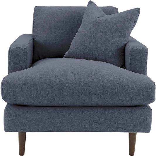 Martha Club Chair by LH Imports. Made from birch, pine, plywood, polyester, foam, polyester fiber, feather in a modern style.