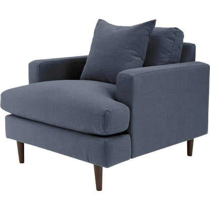 Martha Club Chair by LH Imports. Made from birch, pine, plywood, polyester, foam, polyester fiber, feather in a modern style.