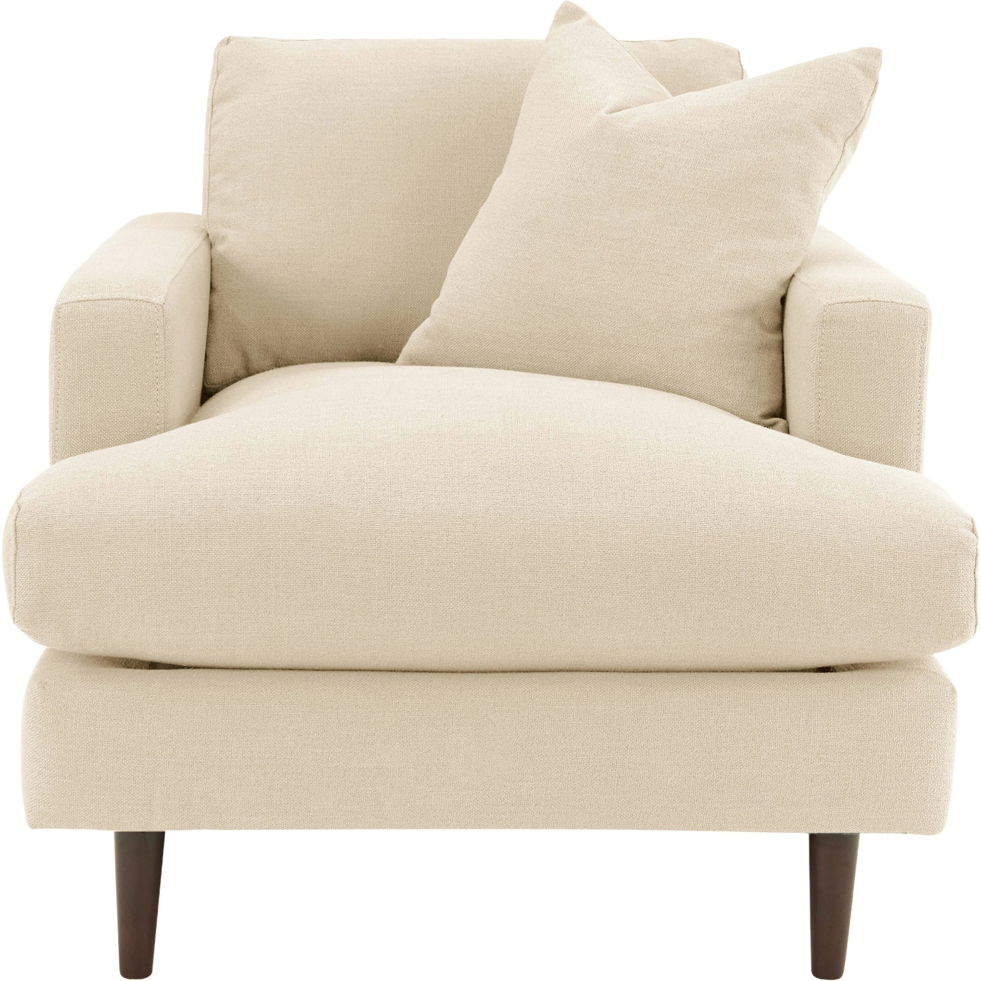 Martha Club Chair by LH Imports. Made from birch, pine, plywood, polyester, foam, polyester fiber, feather in a modern style.
