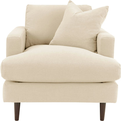 Martha Club Chair by LH Imports. Made from birch, pine, plywood, polyester, foam, polyester fiber, feather in a modern style.