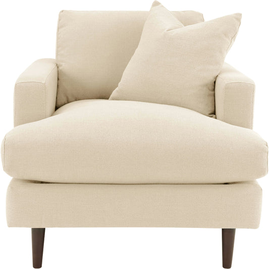 Martha Club Chair by LH Imports. Made from birch, pine, plywood, polyester, foam, polyester fiber, feather in a modern style.