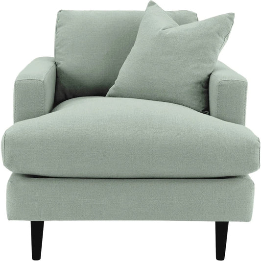 Martha Club Chair by LH Imports. Made from birch, pine, plywood, polyester, foam, polyester fiber, feather in a modern style.