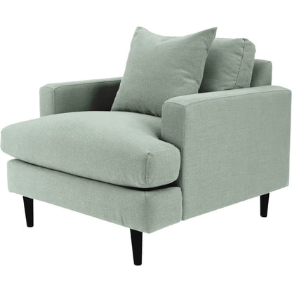 Martha Club Chair by LH Imports. Made from birch, pine, plywood, polyester, foam, polyester fiber, feather in a modern style.