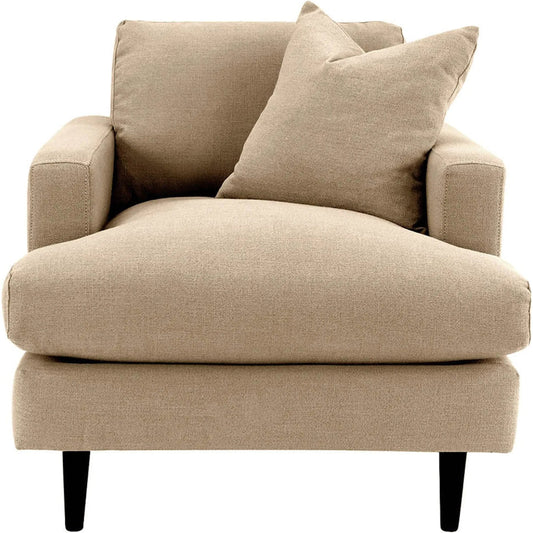 Martha Club Chair by LH Imports. Made from birch, pine, plywood, polyester, foam, polyester fiber, feather in a modern style.