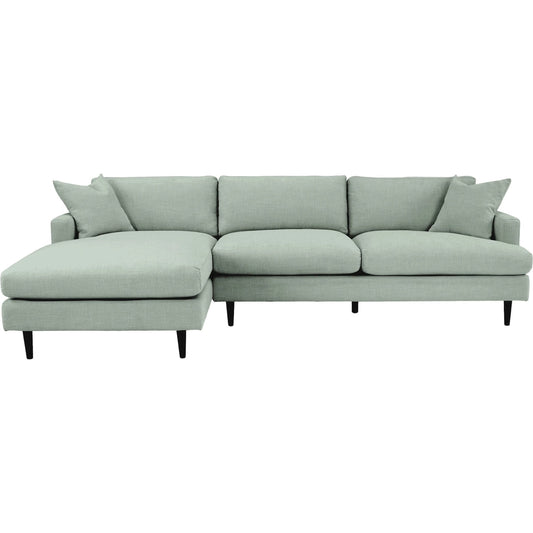 Martha Left Sectional Sofa by LH Imports in walnut brown. Made from unique in a unique style.