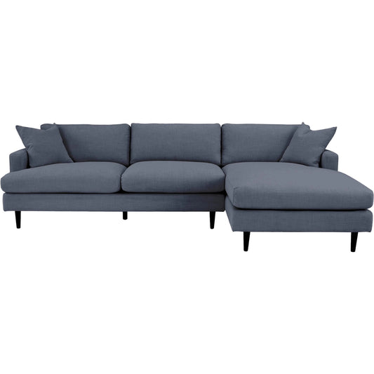 Martha Right Sectional Sofa by LH Imports in walnut brown. Made from unique in a unique style.