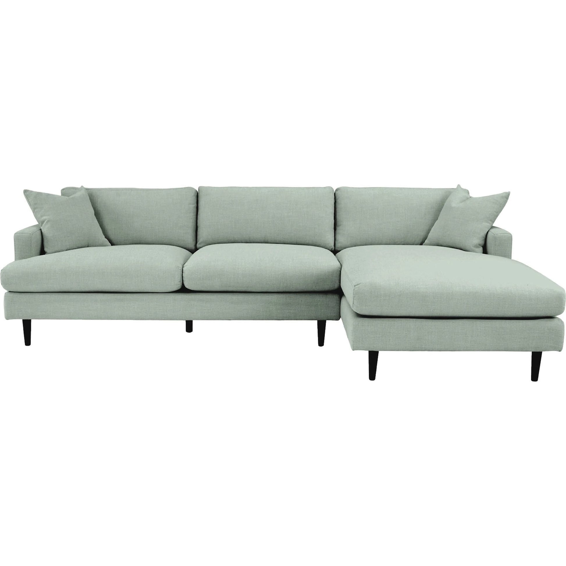 Martha Right Sectional Sofa by LH Imports in walnut brown. Made from unique in a modern style.
