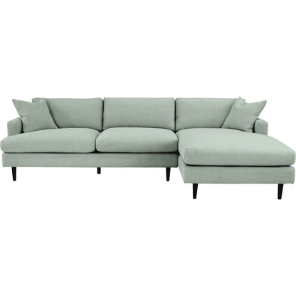 Martha Right Sectional Sofa by LH Imports in walnut brown. Made from unique in a modern style.