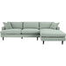 Martha Right Sectional Sofa by LH Imports in walnut brown. Made from unique in a modern style.