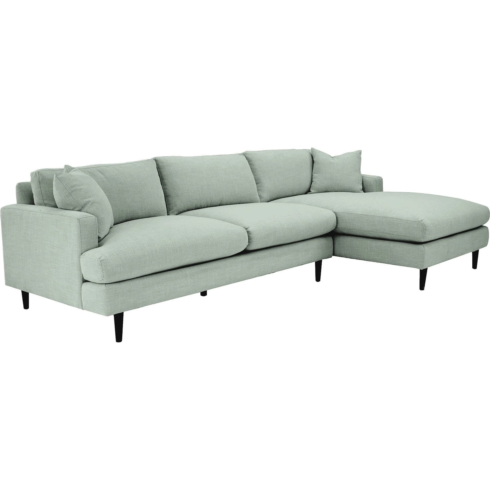 Martha Right Sectional Sofa by LH Imports in walnut brown. Made from unique in a modern style.