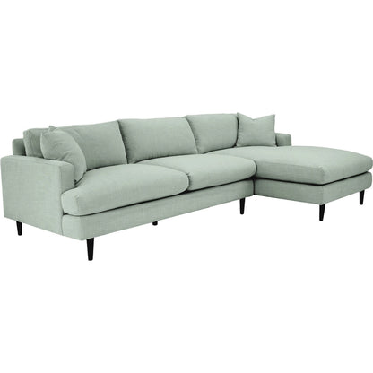 Martha Right Sectional Sofa by LH Imports in walnut brown. Made from unique in a modern style.