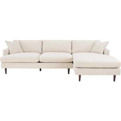 Martha Right Sectional Sofa by LH Imports in walnut brown. Made from unique in a modern style.