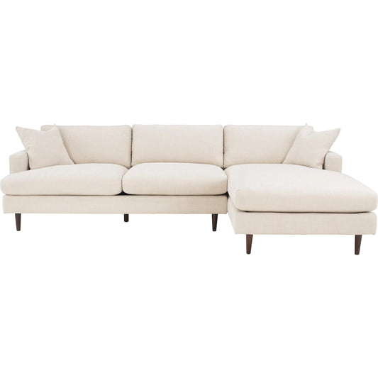 Martha Right Sectional Sofa by LH Imports in walnut brown. Made from unique in a unique style.