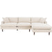 Martha Right Sectional Sofa by LH Imports in walnut brown. Made from unique in a modern style.