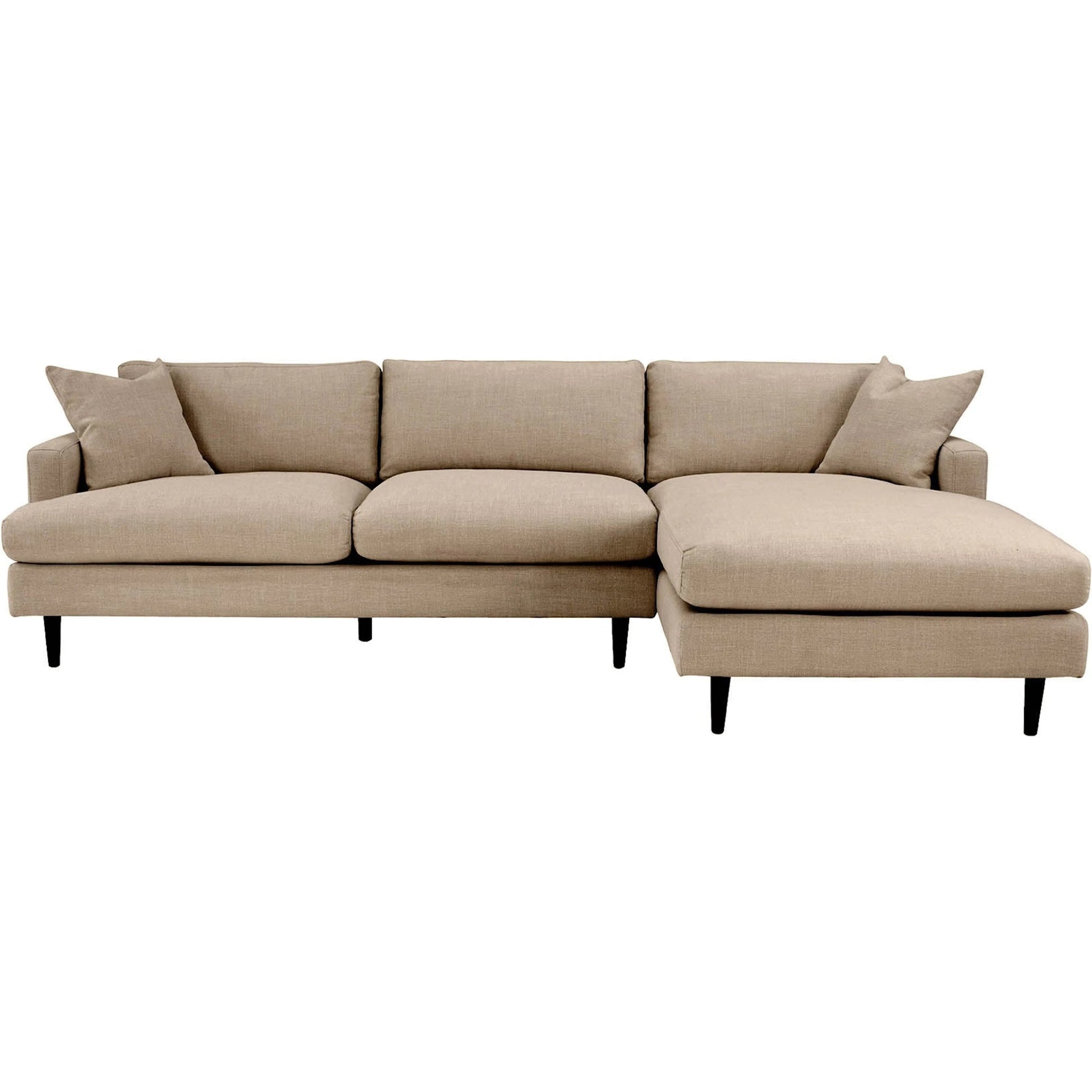 Martha Right Sectional Sofa by LH Imports in walnut brown. Made from unique in a modern style.