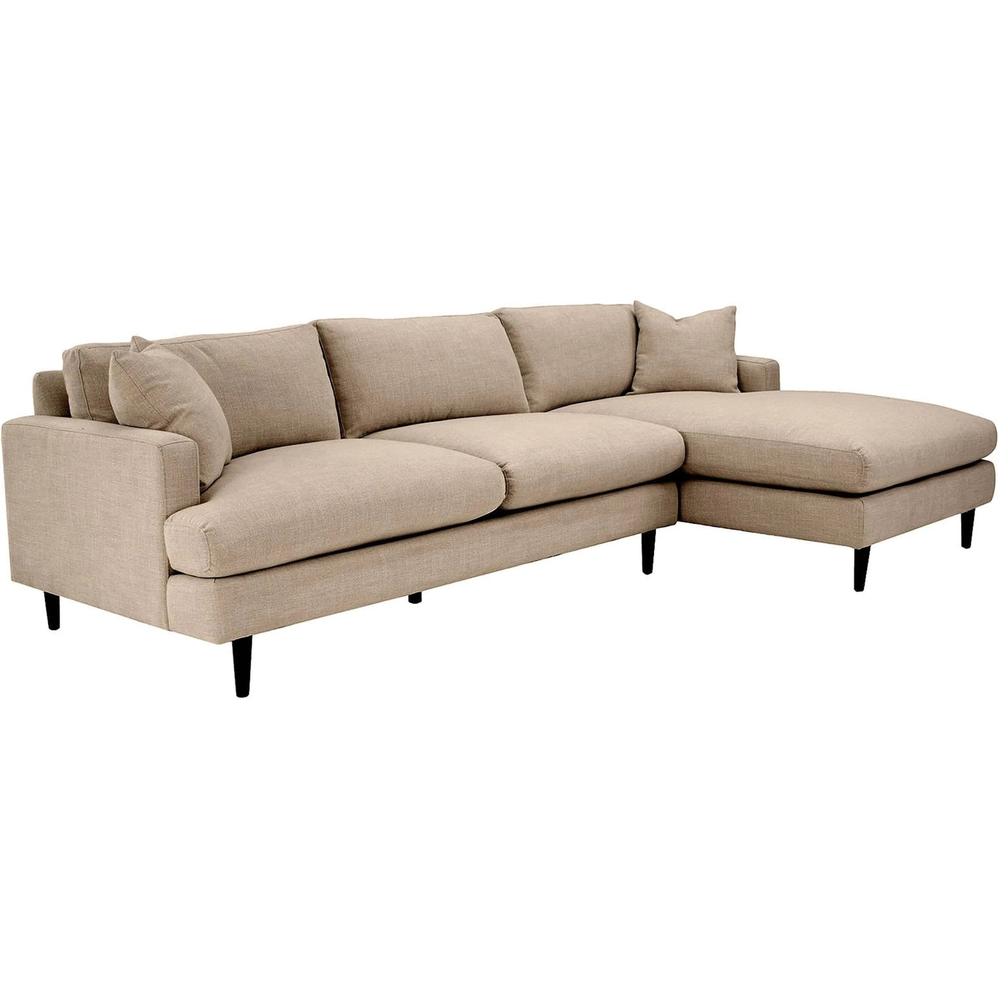 Martha Right Sectional Sofa by LH Imports in walnut brown. Made from unique in a modern style.