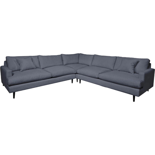 Martha Corner Sectional by LH Imports in walnut brown. Made from unique in a unique style.