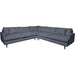 Martha Corner Sectional by LH Imports in walnut brown. Made from unique in a modern style.