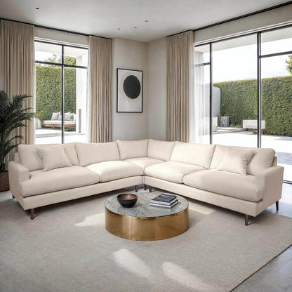 Martha Corner Sectional by LH Imports in walnut brown. Made from unique in a modern style.