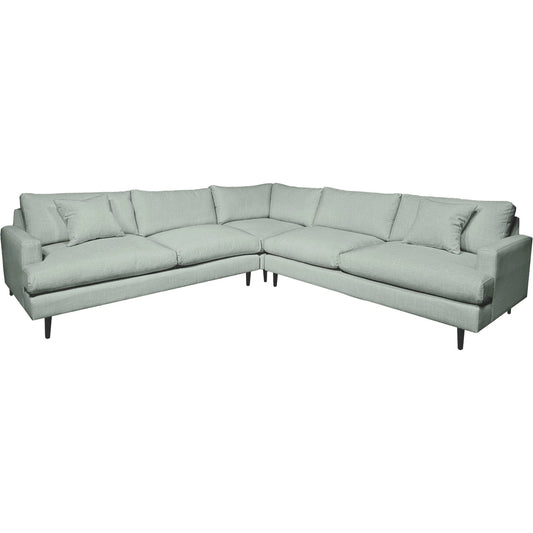 Martha Corner Sectional by LH Imports in walnut brown. Made from unique in a unique style.