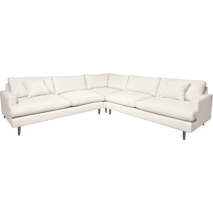 Martha Corner Sectional by LH Imports in walnut brown. Made from unique in a modern style.