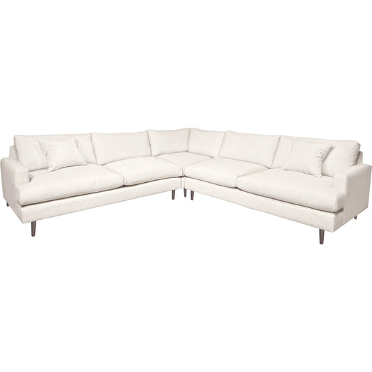 Martha Corner Sectional by LH Imports in walnut brown. Made from unique in a unique style.