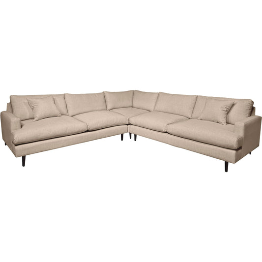 Martha Corner Sectional by LH Imports in walnut brown. Made from unique in a unique style.